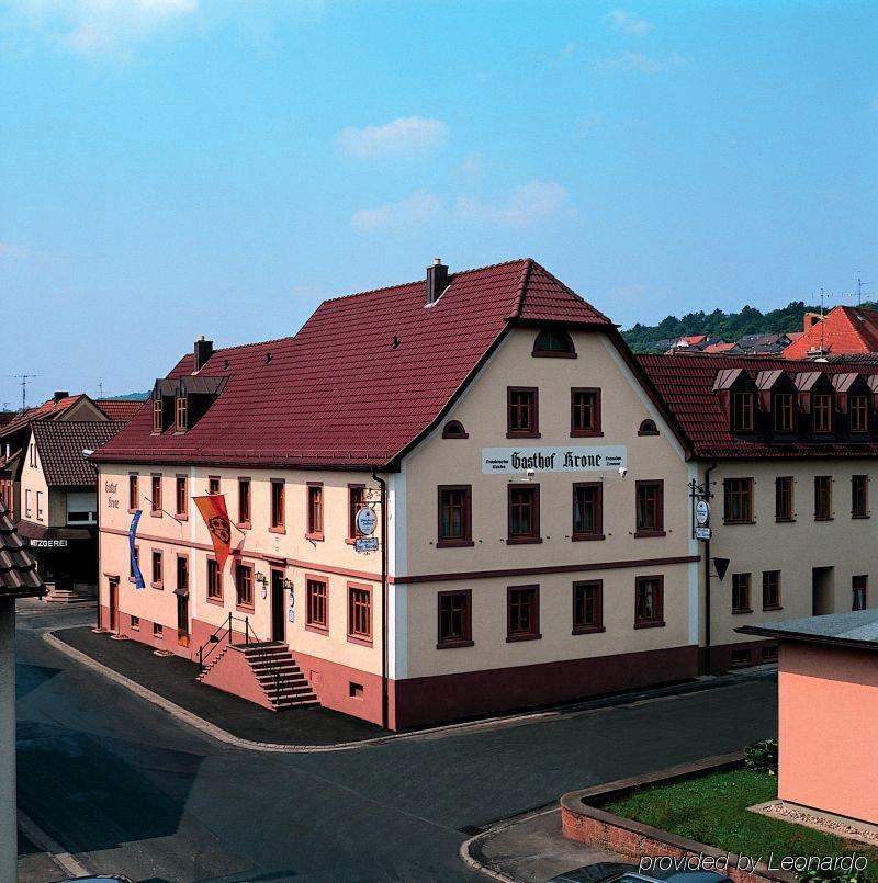 AKZENT Hotel Krone Helmstadt Buitenkant foto
